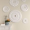 Ekena Millwork Cole Ceiling Medallion (Fits Canopies up to 9 1/8"), 25 3/8"OD x 3 3/8"ID x 1 3/8"P, Primed White CM25CO - alternate 7